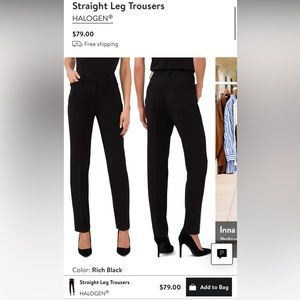 Halogen black pants